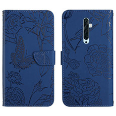 For OPPO Reno2 Z / F Skin Feel Butterfly Peony Embossed Leather Phone Case(Blue) For OPPO Reno2 Z / F Skin Feel Butterfly Peony Embossed Leather Phone Case(Blue)