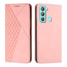 For Tecno POP 5 LTE Diamond Splicing Skin Feel Magnetic Leather Phone Case(Rose Gold)