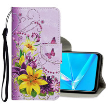 For OPPO Reno2 F Colored Drawing Pattern Horizontal Flip Leather Case with Holder & Card Slots & Wallet(Lily) For OPPO Reno2 F Colored Drawing Pattern Horizontal Flip Leather Case with Holder & Card Slots & Wallet(Lily)