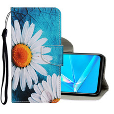 For OPPO Reno2 F Colored Drawing Pattern Horizontal Flip Leather Case with Holder & Card Slots & Wallet(Chamomile) For OPPO Reno2 F Colored Drawing Pattern Horizontal Flip Leather Case with Holder & Card Slots & Wallet(Chamomile)