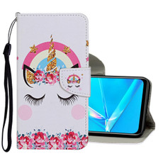 For OPPO Reno2 F Colored Drawing Pattern Horizontal Flip Leather Case with Holder & Card Slots & Wallet(Unicorn) For OPPO Reno2 F Colored Drawing Pattern Horizontal Flip Leather Case with Holder & Card Slots & Wallet(Unicorn)