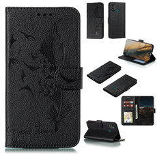 For Huawei Honor 9X Lite Feather Pattern Litchi Texture Horizontal Flip Leather Case with Wallet & Holder & Card Slots(Black) For Huawei Honor 9X Lite Feather Pattern Litchi Texture Horizontal Flip Leather Case with Wallet & Holder & Card Slots(Black)