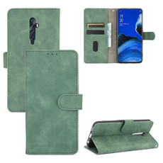 For OPPO Reno2 Z / F Solid Color Skin Feel Magnetic Buckle Horizontal Flip Calf Texture PU Leather Case with Holder & Card Slots & Wallet(Green) For OPPO Reno2 Z / F Solid Color Skin Feel Magnetic Buckle Horizontal Flip Calf Texture PU Leather Case with Holder & Card Slots & Wallet(Green)