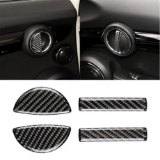 4 PCS Car F Chassis Door Handle Carbon Fiber Decorative Sticker for BMW Mini Cooper Clubman Countryman F55 / F54 / F60 4 PCS Car F Chassis Door Handle Carbon Fiber Decorative Sticker for BMW Mini Cooper Clubman Countryman F55 / F54 / F60