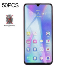 50 PCS Non-Full Matte Frosted Tempered Glass Film for Huawei Honor 10 Lite, No Retail Package