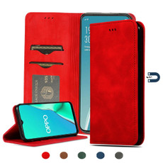 For OPPO Reno 2Z & Reno 2F Retro Skin Feel Business Magnetic Horizontal Flip Leather Case(Red) For OPPO Reno 2Z & Reno 2F Retro Skin Feel Business Magnetic Horizontal Flip Leather Case(Red)