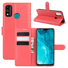 For Huawei Honor 9X lite Litchi Texture Horizontal Flip Protective Case with Holder & Card Slots & Wallet(Red) For Huawei Honor 9X lite Litchi Texture Horizontal Flip Protective Case with Holder & Card Slots & Wallet(Red)