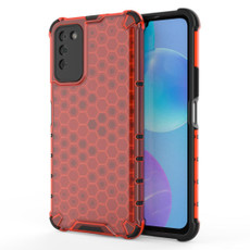 For Huawei Honor 30 Youth Shockproof Honeycomb PC + TPU Case(Red)