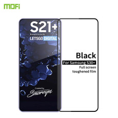 For Samsung Galaxy S21+ 5G MOFI 9H 2.5D Full Screen Tempered Glass Film(Black)