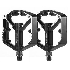 WEST BIKING Bicycle Aluminum Alloy Chromium Molybdenum Steel Axle Pedal(Black) WEST BIKING Bicycle Aluminum Alloy Chromium Molybdenum Steel Axle Pedal(Black)
