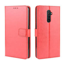 For Oppo Reno Ace Retro Crazy Horse Texture Horizontal Flip Leather Case with Holder & Card Slots & Photo Frame(Red) For Oppo Reno Ace Retro Crazy Horse Texture Horizontal Flip Leather Case with Holder & Card Slots & Photo Frame(Red)