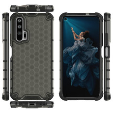 For Huawei Honor 20 Pro  Shockproof Honeycomb PC + TPU Case(Grey)
