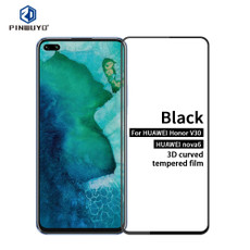 For Huawei Honor V30 / Nova 6 PINWUYO 9H 3D Curved Full Screen Explosion-proof Tempered Glass Film(Black)