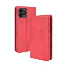 For Blackview Oscal C20 Magnetic Buckle Retro Crazy Horse Texture Horizontal Flip Leather Case with Holder & Card Slots & Photo Frame(Red) For Blackview Oscal C20 Magnetic Buckle Retro Crazy Horse Texture Horizontal Flip Leather Case with Holder & Card Slots & Photo Frame(Red)