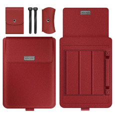 A2 4 in 1 Computer Bracket Liner Bag Storage Bag, Size:13/14 inch(Red)