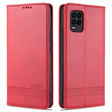 For Xiaomi Mi 10 Lite AZNS Magnetic Calf Texture Horizontal Flip Leather Case with Card Slots & Holder & Wallet(Red) For Xiaomi Mi 10 Lite AZNS Magnetic Calf Texture Horizontal Flip Leather Case with Card Slots & Holder & Wallet(Red)