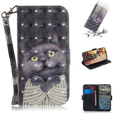 For Nokia 2.4 3D Colored Drawing Horizontal Flip Leather Case with Holder & Card Slots & Wallet & Lanyard(Hug Cat) For Nokia 2.4 3D Colored Drawing Horizontal Flip Leather Case with Holder & Card Slots & Wallet & Lanyard(Hug Cat)