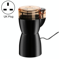 QL-020 150W Household Cereals Superfine Grinder Medicinal Powder Machine Electric Coffee Grinder UK Plug 220V(Black)