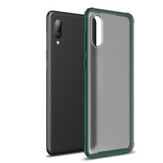 For Samsung Galaxy A02 Four-corner Shockproof TPU + PC Protective Case(Green)