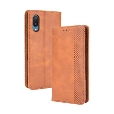 For Samsung Galaxy A02 / M02 Magnetic Buckle Retro Crazy Horse Texture Horizontal Flip Leather Case with Holder & Card Slots & Photo Frame(Brown) For Samsung Galaxy A02 / M02 Magnetic Buckle Retro Crazy Horse Texture Horizontal Flip Leather Case with Holder & Card Slots & Photo Frame(Brown)