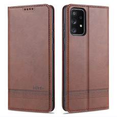 For Samsung Galaxy A52 5G / 4G AZNS Magnetic Calf Texture Horizontal Flip Leather Case with Card Slots & Holder & Wallet(Dark Brown) For Samsung Galaxy A52 5G / 4G AZNS Magnetic Calf Texture Horizontal Flip Leather Case with Card Slots & Holder & Wallet(Dark Brown)