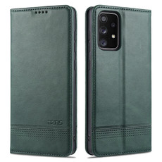 For Samsung Galaxy A52 5G / 4G AZNS Magnetic Calf Texture Horizontal Flip Leather Case with Card Slots & Holder & Wallet(Dark Green) For Samsung Galaxy A52 5G / 4G AZNS Magnetic Calf Texture Horizontal Flip Leather Case with Card Slots & Holder & Wallet(Dark Green)