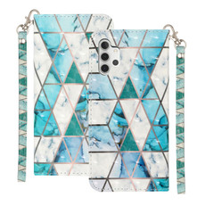 For Samsung Galaxy A32 5G 3D Pattern Horizontal Flip PU Leather Case with Holder & Card Slots & Wallet(Marble Stitching)