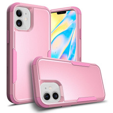For iPhone 12 mini TPU + PC Shockproof Protective Case (Pink)
