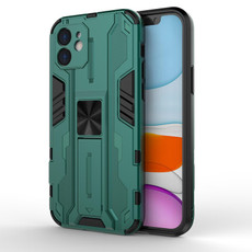 For iPhone 12 Pro Max Supersonic PC + TPU Shock-proof Protective Case with Holder(Green)