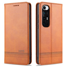 For Xiaomi Mi 10S AZNS Magnetic Calf Texture Horizontal Flip Leather Case with Card Slots & Holder & Wallet(Light Brown) For Xiaomi Mi 10S AZNS Magnetic Calf Texture Horizontal Flip Leather Case with Card Slots & Holder & Wallet(Light Brown)