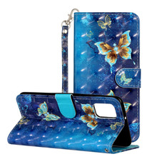 For Samsung Galaxy A82 5G 3D Pattern Horizontal Flip PU Leather Case with Holder & Card Slots & Wallet(Rankine Butterfly)