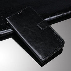 For Nokia G20 / G10 idewei Crazy Horse Texture Horizontal Flip Leather Case with Holder & Card Slots & Wallet(Black)