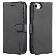 AZNS Skin Feel Calf Texture Horizontal Flip Leather Case with Card Slots & Holder & Wallet For iPhone 6(Black)