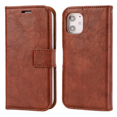 For iPhone 11 Crazy Horse Texture Detachable Magnetic Back Cover Horizontal Flip Leather Case with Holder & Card Slots & Photo Frame & Wallet (Brown) For iPhone 11 Crazy Horse Texture Detachable Magnetic Back Cover Horizontal Flip Leather Case with Holder & Card Slots & Photo Frame & Wallet (Brown)