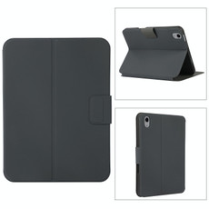 For iPad mini 6 Electric Pressed Texture Horizontal Flip Leather Tablet Case with Holder & Pen Slot(Black)