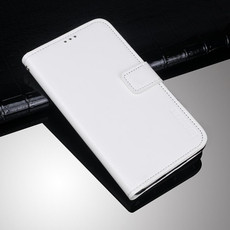 For ZTE Blade A71 idewei Crazy Horse Texture Horizontal Flip Leather Case with Holder & Card Slots & Wallet(White)