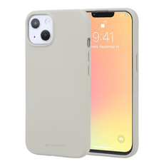 For iPhone 13 mini GOOSPERY SOFT FEELING Liquid TPU Shockproof Soft Case (Stone Grey)