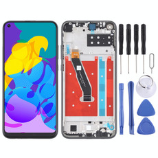 OEM LCD Screen for Honor Play 4T Digitizer Full Assembly With Frame(Black)