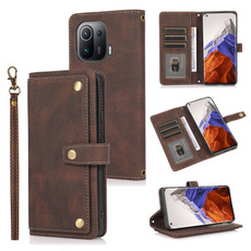 For Xiaomi Mi 11 Pro PU + TPU Horizontal Flip Leather Case with Holder & Card Slot & Wallet & Lanyard(Brown) For Xiaomi Mi 11 Pro PU + TPU Horizontal Flip Leather Case with Holder & Card Slot & Wallet & Lanyard(Brown)
