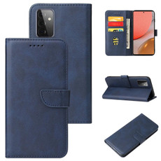 For Samsung Galaxy A72 5G / 4G Calf Texture Buckle Horizontal Flip Leather Case with Holder & Card Slots & Wallet(Blue) For Samsung Galaxy A72 5G / 4G Calf Texture Buckle Horizontal Flip Leather Case with Holder & Card Slots & Wallet(Blue)