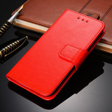 For Xiaomi Redmi K40 / K40 Pro Crystal Texture Horizontal Flip Leather Case with Holder & Card Slots & Wallet(Red)