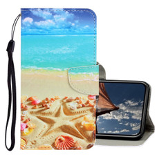 For iPhone XS Max 3D Colored Drawing Horizontal Flip PU Leather Case with Holder & Card Slots & Wallet(Pentagram)