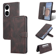 For Huawei P50 Pro AZNS Dream II Skin Feel Horizontal Flip Leather Case(Coffee)