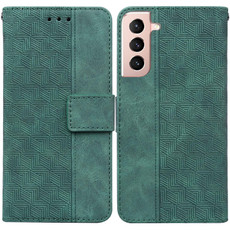For Samsung Galaxy S22+ 5G Geometric Embossed Leather Phone Case(Green) For Samsung Galaxy S22+ 5G Geometric Embossed Leather Phone Case(Green)