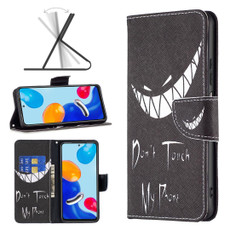For Xiaomi Redmi Note 11 International Version Colored Drawing Pattern Leather Phone Case(Smirk)