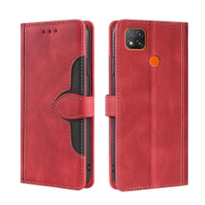 For Xiaomi Redmi 9C / Redmi 9C NFC Skin Feel Straw Hat Magnetic Buckle Leather Phone Case(Red) For Xiaomi Redmi 9C / Redmi 9C NFC Skin Feel Straw Hat Magnetic Buckle Leather Phone Case(Red)