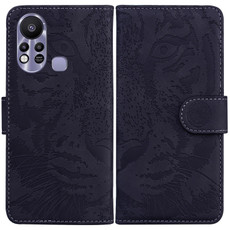 For Infinix Hot 11s X6812 Tiger Embossing Pattern Horizontal Flip Leather Phone Case(Black)