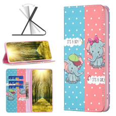 For Xiaomi Redmi 10 5G / Note 11E Colored Drawing Invisible Magnetic Leather Phone Case(Elephant) For Xiaomi Redmi 10 5G / Note 11E Colored Drawing Invisible Magnetic Leather Phone Case(Elephant)