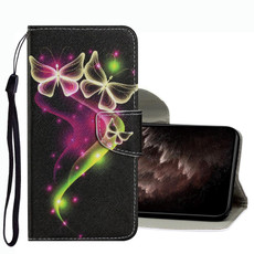 For Xiaomi Redmi 10 Coloured Drawing Pattern Leather Phone Case(Couple Butterfly)