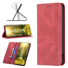 For Xiaomi Poco M4 Pro 5G Magnetic RFID Anti-Theft Leather Phone Case(Red) For Xiaomi Poco M4 Pro 5G Magnetic RFID Anti-Theft Leather Phone Case(Red)